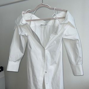 White shirt dress from Alexander wang